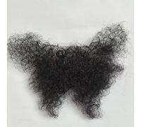 Tingyilan Fake Private Hair, Handmade Soft Fake Pubic Hair Paste, Temprature Fiber Body Hair Costume Lower Body Pubic Hair, Adding Hair Volume,Black,One Size