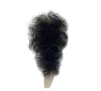 Tingyilan Fake Private Hair Invisible Realistic Biniki Body Hairs Fake Chest Hair Mustache Fake Armpit Hair Handmade 5x12cm,Black,One Size