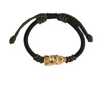 Tingyilan Feng Shui Bracelet Dragon Pixiu Wealth Luck Amulet for Men Women Attract Good Luck Wealthy Bracelets, Rotating Gold-plated Copper Pi Yao,D,One Size