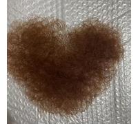 Tingyilan Handmade Fake Private Handmade Body Hair Invisible Realistic Biniki Full Lace Hairs Fake Chest Hairs Fake Mustache Pubic Hair,Brown,One Size