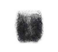 Tingyilan Handmade Women Private Hair Men Fake Chest Hair Synthetic Body Hair Adding Hair Volume, Enhancement of Sexy with 20Pcs Tapes,Black,One Size