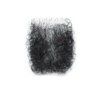 Tingyilan Handmade Women Private Hair Men Fake Chest Hair Synthetic Body Hair Adding Hair Volume, Enhancement of Sexy with 20pcs Tapes,Black,One Size