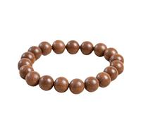Tingyilan Natural Herbal Scented Bead Bracelet, Ancient Style Handmade Jewelry for Calms Restless Sleepers Experiencing Frequent Dreams,Brown,10mm