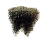 Tingyilan Simulates Female pubic Hair Patches Invisible Realistic Natural Fake Private Body Hair - Armpit, Chest, Mustache for Men Women,Black,One Size