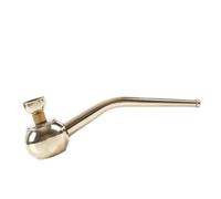Tingyilan Tobacco Pipe 6 inch Smoking Pipe Accessories Kit Brass Long Stem Bowl Hanyan Vintage Smoke Pipe,2in1