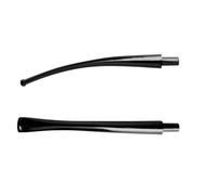 Tingyilan Tobacco Pipe Stem Replacement Middle Long Bent Straight Pipe Mouthpiece Fit Pipe Filters 9mm / 3mm for DIY Pipe Accessories,103