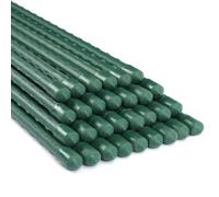 Tingyuan 25 Pack Garden Stakes 8mm x 60cm Plant Stakes Sturdy Plant Support