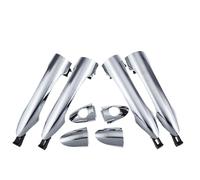 TINGYUS Car Outer Door Handle for Kia for Picanto for Morning 2011 2012 2013 2014 2015 2016 Front Rear Left Right Driver Exterior Door Handle(Front Rear 1set)