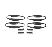TINGYUS Door Handle Side Outer For Stepwgn For Stepwagon Rp3 Rp5 2015-2021 Carbon Fiber Chrome Car Door Handle Cover Trim Sticker Styling Auto Exterior Door Handle Cover(Carbon bowl)