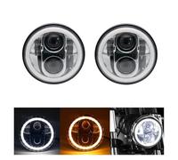 TINGYUS Front Headlight For Victory For Gunner For Vegas For Octane For Highball 5.75 Inch LED Headlight Projector 2 Pieces Motorcycle Headlights(Two headlight D)