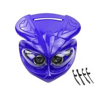 TINGYUS Front Headlight Universal Motorcycle Headlight Lamp With Rubber Straps Off Road Dirt Bike LED Head Light 1 Set Motorcycle Headlights(Blue)