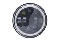 TINGYUS Motorcycle Front Headlight For Road For Star 1600 1700 For Midnight For Silverado For V-Star 7" Inch Motorcycle LED Headlight Hi/Lo Beam Assemblies Lamp Projector(F)