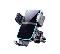 TINGYUS Navigation Bracket Dual Coil Car Phone Holder 15W Automatic In Mount GPS Moto Motorcycle Motorcycle Phone Holder(Air Out)