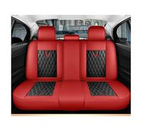 TINGYUS Seat Cover For BMW 3 Series E46 E90 E21 E30 E36 E91 E92 E93 X1 X4 X3 X5 F30 F31 F34 F35 Auto Interior Leather Car Seat Covers Auto Seat Covers(Black Red Rear)
