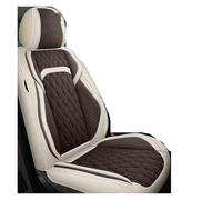 TINGYUS Seat Cover For SKODA For Octavia A5 A7 For Kodiaq For Superb For Wagon For Fabia For Rapid For Yeti For Combi For Karop Auto Seat Covers(Beige Coffee Front)