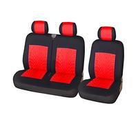 TINGYUS Seat Cover For Vito W639 1 + 2 Car Seat Covers Auto Seat Covers(RED)
