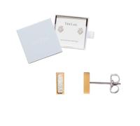 Tini Lux Titanium Stud Earrings - Implant Grade Flat Back Hypoallergenic Earrings for Women | Medical Grade Titanium Studs for Sensitive Ears | Waterproof Sleep-Safe Earrings, S, Titanium, No Gemstone