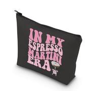 Tini Time Coquette Gift in My Espresso Martini Era Makeup Bag Espresso Martini Gift Cocktail Gift (BLK-My Espresso Bag)