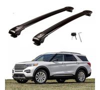 TINIANHHCT - Upgraded Lockable Roof Rack Cross Bars Compatible with Ford Explorer 2020-2025 Aluminum (Black)