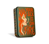 TINIT Match Tin | Your Sex is on Fire - Storage Box Matches Firelighter Metal Lighter Gift Storage Funky Unique Present Birthday Christmas Home Housewarming Aesthetic Kitchen Decor | Sex on Fire