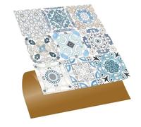 Tink Floor Tiles Self Adhesive, PVC Wall Tiles, Peel and Stick Flooring, Backsplash for Kitchen, DIY, Granada, 30x30cm 10 pcs (11.8 x 11.8 Inches)