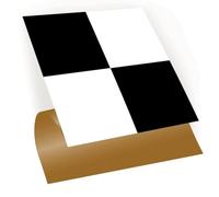 Tink Floor Tiles Self Adhesive, PVC Wall Tiles, Peel and Stick Flooring, Backsplash for Kitchen, DIY, White and Black, 30x30cm 10 pcs (11.8 x 11.8 inches)