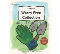 Tinkalvo Worry Free Collection - Joy of Gardening - Coloring Book with extra thick lines: Bold & Easy Coloring Book: Hand-Drawn Designs with Thick ... Pages, Large Print & US Letter Format