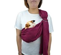 tinkare Adjustable Guinea Pig Sling Bonding Pouch Travel Carrier Bag for Guinea Pig Small Pet Carrier to Better Your Relationship with Your Pet