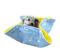 tinkare Hedgehog Snuggle Sack with Four Buttons for Hedgehog Bonding Pouch As Tunnel and Sleeping Cozy Bed Hideout