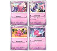 Tinkaton 085/182 - Paradox Rift - Pokemon 4 Card Lot - Tinkatink Tinkatuff
