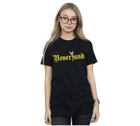 Tinker Bell Neverland Cotton Boyfriend T-Shirt Disney Black XL