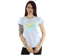 Tinker Bell Wording Infill Cotton T-Shirt Disney Grey S