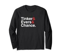 Tinker & Evers & Chance - Double Play Combination Design Long Sleeve T-Shirt