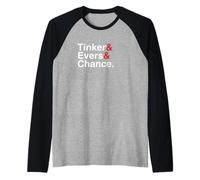 Tinker & Evers & Chance - Double Play Combination Design Raglan Baseball Tee