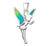 Tinkerbell Charm for Pandora Bracelet or Necklace - 'Blue Green Wing Fairy'