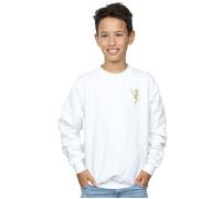 Tinkerbell Chest Sweatshirt Disney White 7-8 Years