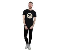 Tinkerbell Moon Cropped T-Shirt Disney Black M