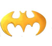Tinkerbell Trinkets® BATMAN Car Emblem Badge Decal 3D GOLD