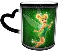 Tinkerbell Wings Color Changing Mug in The Sky - Novelty Magic Color Changing Mug - Large Capacity Heat Changing Sensitive Mug - Add Hot Liquid Pattern Appear - Best Gift Or Souvenir