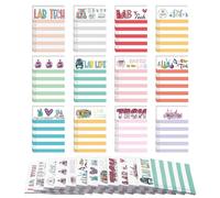 Tinlade 12 Pack Christmas National Medical Laboratory Week Appreciation Gifts to Do List Sticky Notes Lab Tech Appreciation Gifts Sticky Notes Bulk for Christmas Laboratory Worker Lab Tech