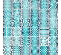 Tinlade 36 Pieces Geometric Stencils Painting Templates Mandala Art Drawing Stencil Templates for Scrapbooking Cookie Tile Furniture Wall Floor Decor Drawing Tracing DIY Art Supplies (5 x 5 Inches)