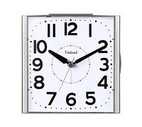 Tinload Analogue Senior Alarm Clock with Night Light, 4.7 Inch Large Dial, Table Clock with Snooze Function, Loud, Rising 3-Stage Bell Tone, Battery Operated (Best for Elderly)