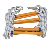 TINMAGI Flame Retardant Safety, 10 m Fireproof Rescue Ladder, with 2 Carabiners, Fireproof Safety Ladder, Balcony Rescue Ladder, Reusable Fire Ladder, Compact and Portable