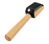 Tinminx Wooden Dance Shoes Cleaner with Suede Sole Wire Brush | Portable Handheld Shoe Cleaning Tool with Leather Cover | for Ballet, Ballroom, Swing & Latin Dance Shoes
