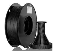 TINMORRY Fibreglass Reinforced TPU Filament 1.75 mm, Impact-Resistant TPU GF 3D Printing Filament, Flexible & Robust, Suitable for Bambu Lab FDM 3D Printers, 1 kg 1 Spool, Frosted Black