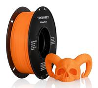 TINMORRY Glass Fiber PETG Filament 1.75mm, High Impact Resistance PETG GF 3D Printing Filament, Durability & Stiffness, Matte PETG Fits for Most FDM 3D Printers, 1 KG 1 Spool, Frosted Orange