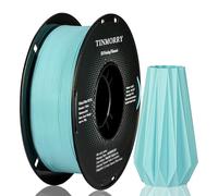 TINMORRY Glass Fiber PETG Filament 1.75mm, High Impact Resistance PETG GF 3D Printing Filament, Durability & Stiffness, Matte PETG Fits for Most FDM 3D Printers, 1 KG 1 Spool, Ice Blue