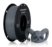 TINMORRY Glass Fiber PETG Filament 1.75mm, High Impact Resistance PETG GF 3D Printing Filament, Durability & Stiffness, Matte PETG Fits for Most FDM 3D Printers, 1 KG 1 Spool, Frosted Grey