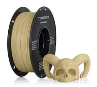 TINMORRY Glass Fiber PETG Filament 1.75mm, High Impact Resistance PETG GF 3D Printing Filament, Durability & Stiffness, Matte PETG Fits for Most FDM 3D Printers, 1 KG 1 Spool, Frosted Beige