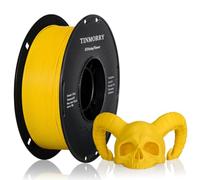 TINMORRY Glass Fiber PETG Filament 1.75mm, High Impact Resistance PETG GF 3D Printing Filament, Durability & Stiffness, Matte PETG Fits for Most FDM 3D Printers, 1 KG 1 Spool, Frosted Carter Yellow